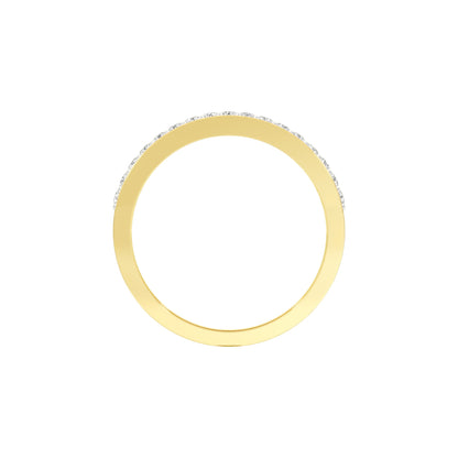 Walk & Shine Diamond Ring 18 KT / Yellow Gold / 22
