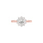 A Lifetime Diamond Engagement Ring 18 KT / Rose Gold / 22