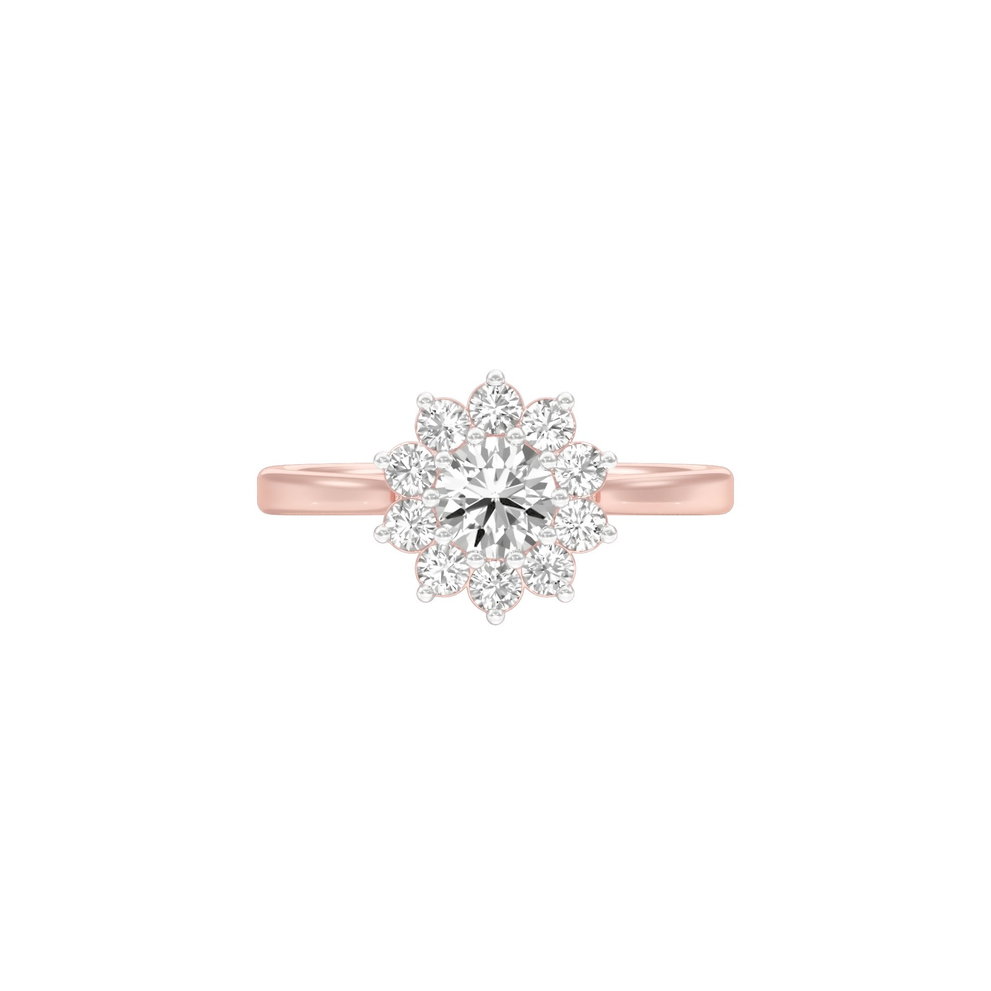 A Lifetime Diamond Engagement Ring 18 KT / Rose Gold / 22