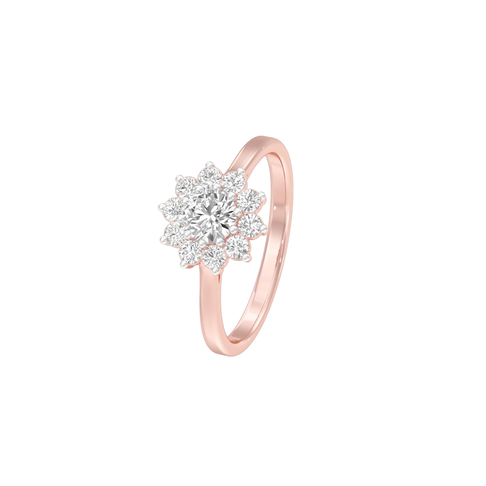 A Lifetime Diamond Engagement Ring 18 KT / Rose Gold / 22