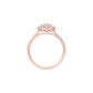 A Lifetime Diamond Engagement Ring 18 KT / Rose Gold / 22