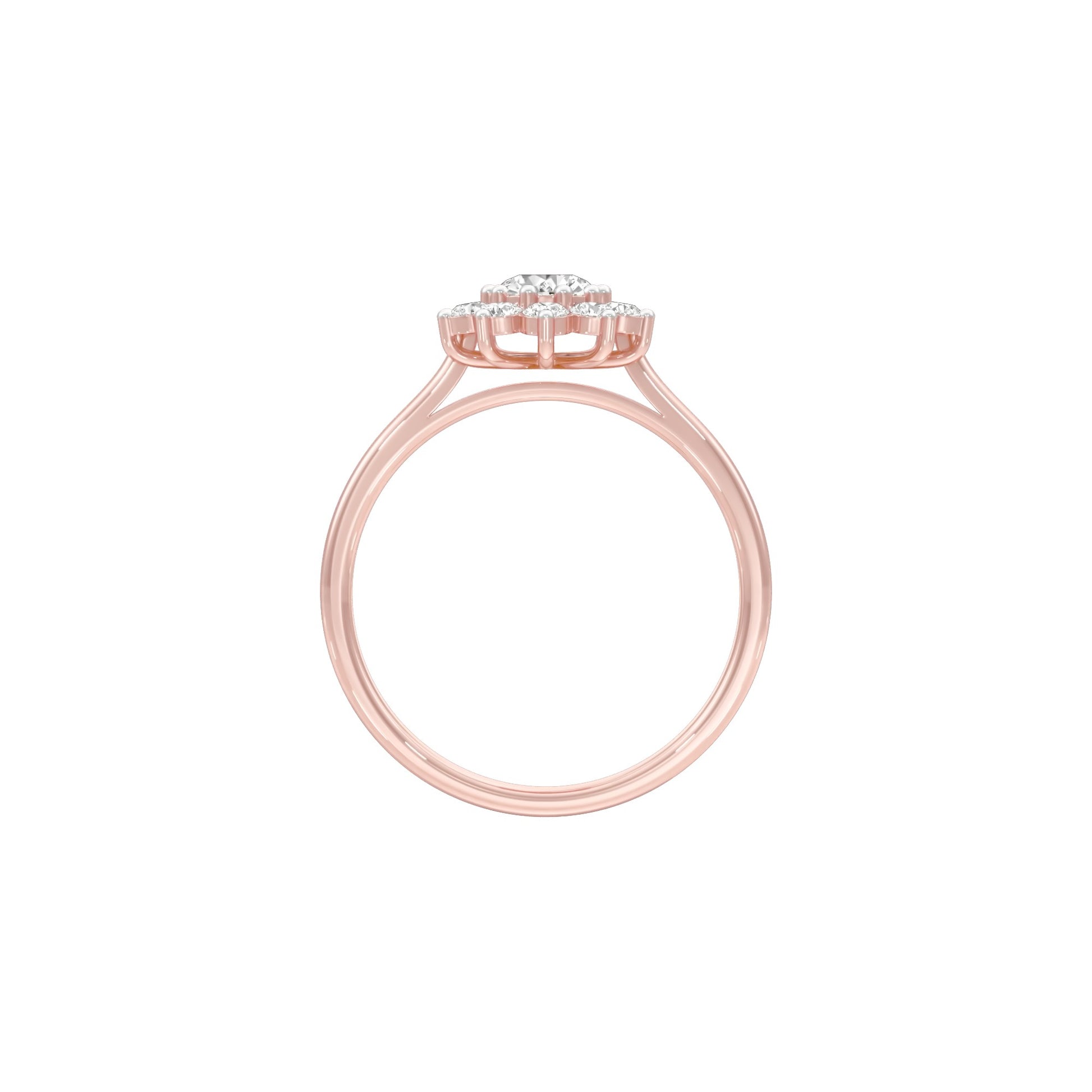 A Lifetime Diamond Engagement Ring 18 KT / Rose Gold / 22