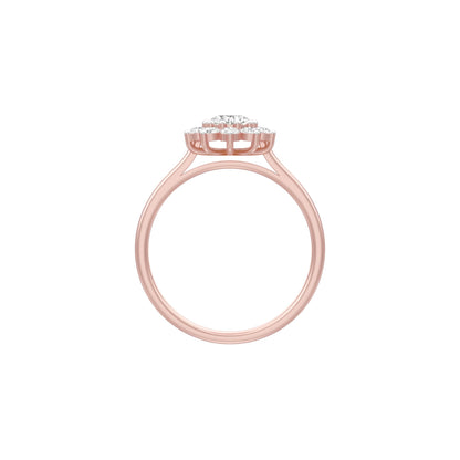 A Lifetime Diamond Engagement Ring 18 KT / Rose Gold / 18
