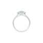 A Lifetime Diamond Engagement Ring 18 KT / White Gold / 22