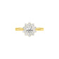 A Lifetime Diamond Engagement Ring 18 KT / Yellow Gold / 22