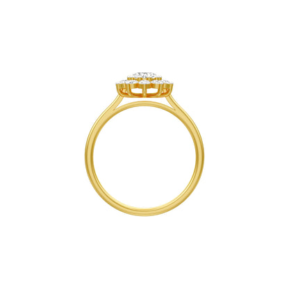 A Lifetime Diamond Engagement Ring 18 KT / Yellow Gold / 18