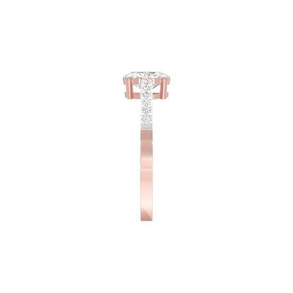 At Last Forever Diamond Engagement Ring 18 KT / Rose Gold / 22