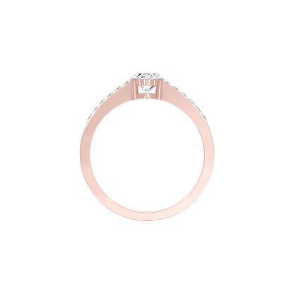 At Last Forever Diamond Engagement Ring 18 KT / Rose Gold / 22