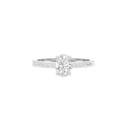 At Last Forever Diamond Engagement Ring 18 KT / White Gold / 22