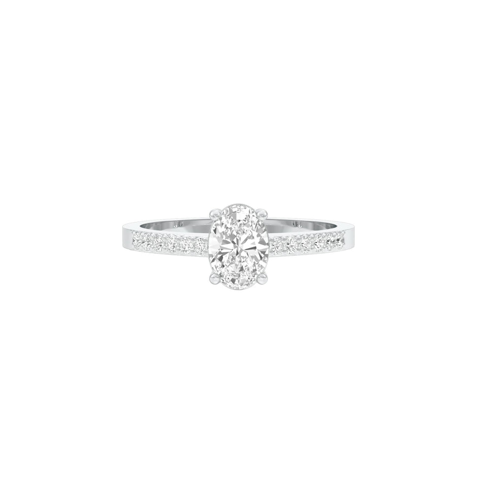 At Last Forever Diamond Engagement Ring 18 KT / White Gold / 22