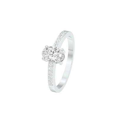 At Last Forever Diamond Engagement Ring 18 KT / White Gold / 22