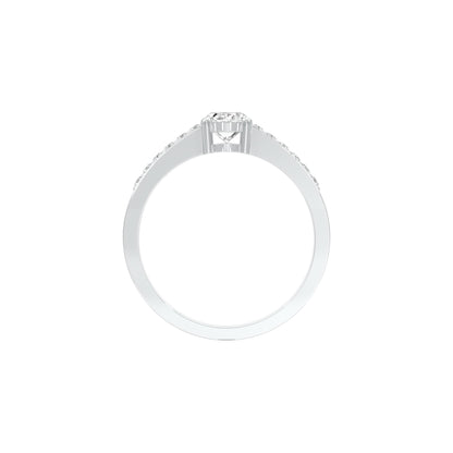 At Last Forever Diamond Engagement Ring 18 KT / White Gold / 22
