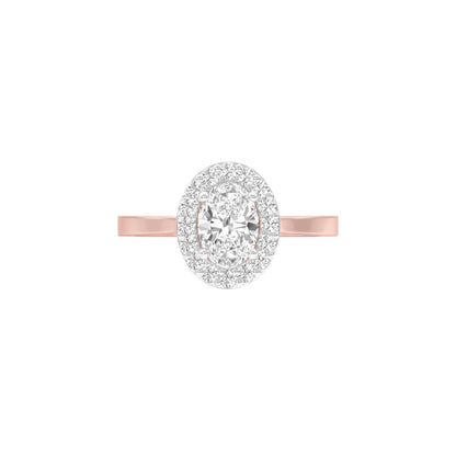 Flawless Femme Diamond Engagement Ring 18 KT / Rose Gold / 22