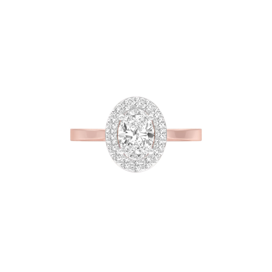 Flawless Femme Diamond Engagement Ring 18 KT / Rose Gold / 22