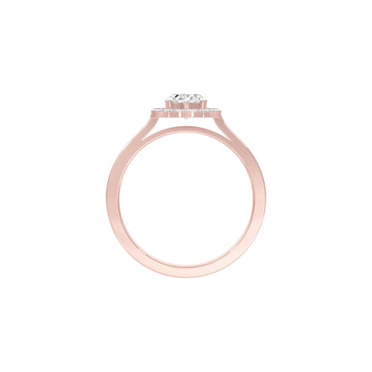 Flawless Femme Diamond Engagement Ring 18 KT / Rose Gold / 22