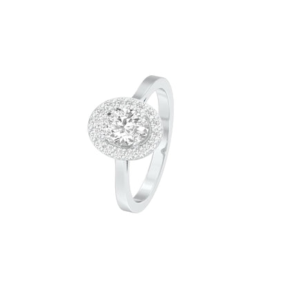 Flawless Femme Diamond Engagement Ring 18 KT / White Gold / 22