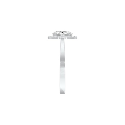 Flawless Femme Diamond Engagement Ring 18 KT / White Gold / 22