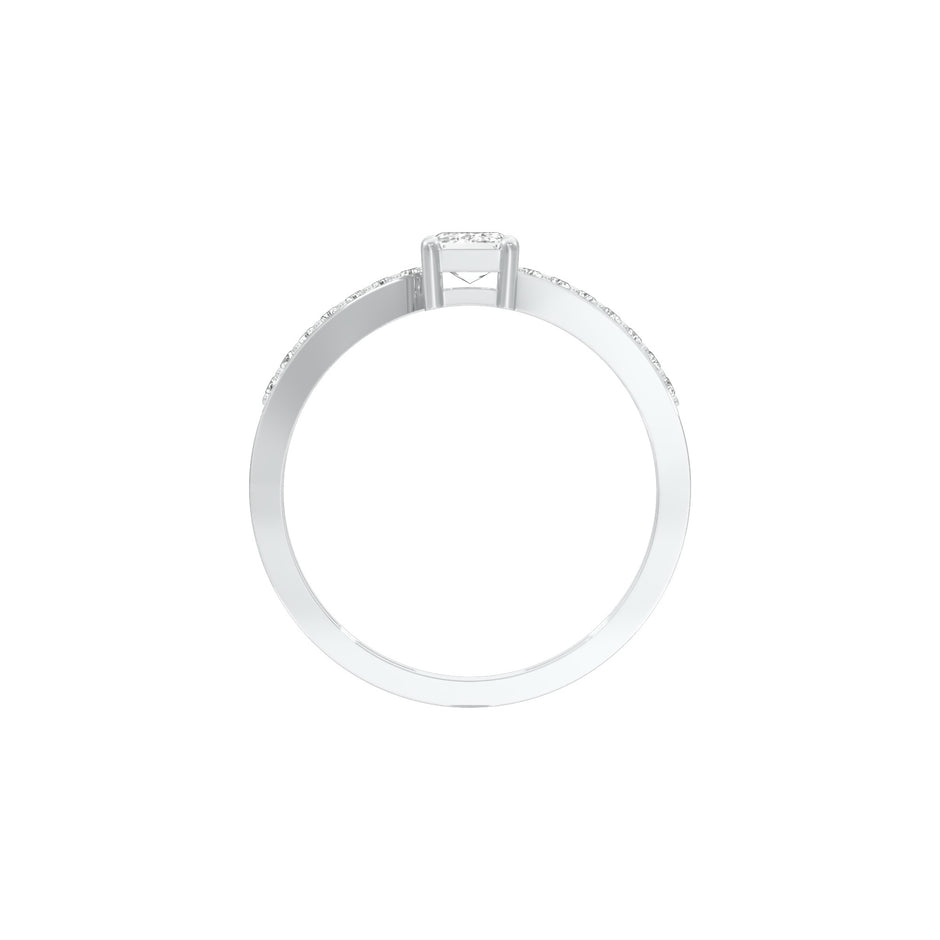 Endless Us Diamond Engagement Ring 18 KT / White Gold / 22