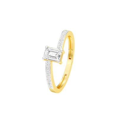 Endless Us Diamond Engagement Ring 18 KT / Yellow Gold / 22