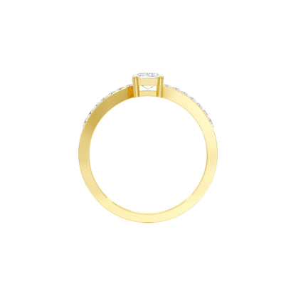 Endless Us Diamond Engagement Ring 18 KT / Yellow Gold / 22