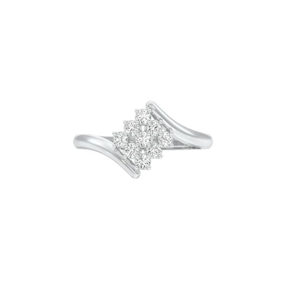 Luxe in Circles Diamond Ring 18 KT / White Gold / 22