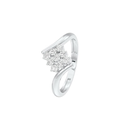 Luxe in Circles Diamond Ring 18 KT / White Gold / 22