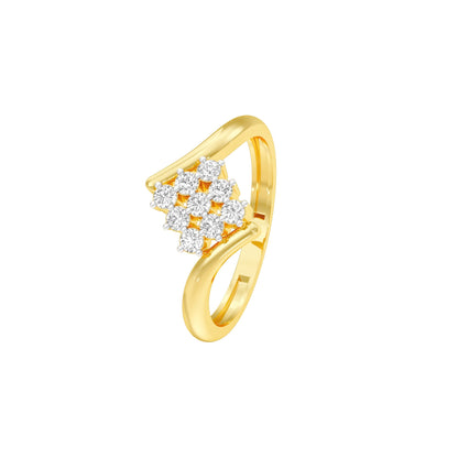 Luxe in Circles Diamond Ring 18 KT / Yellow Gold / 22