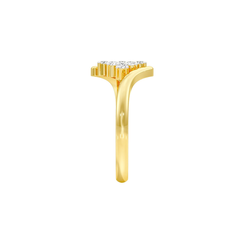 Luxe in Circles Diamond Ring 18 KT / Yellow Gold / 22