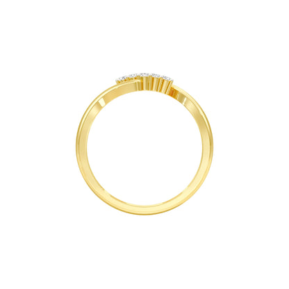 Luxe in Circles Diamond Ring 18 KT / Yellow Gold / 22