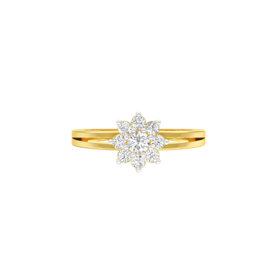 Morning Spark Diamond Ring 18 KT / Yellow Gold / 22