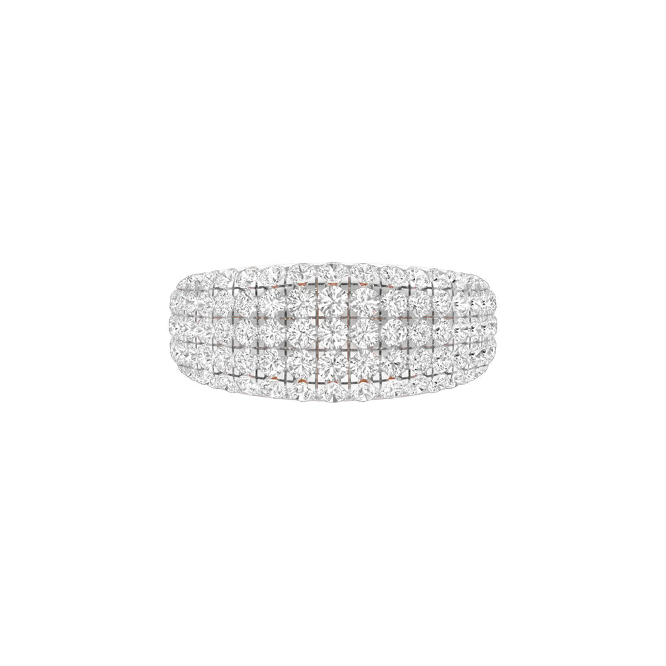 Sparkle & Sip Diamond Cocktail Ring 18 KT / Rose Gold / 22