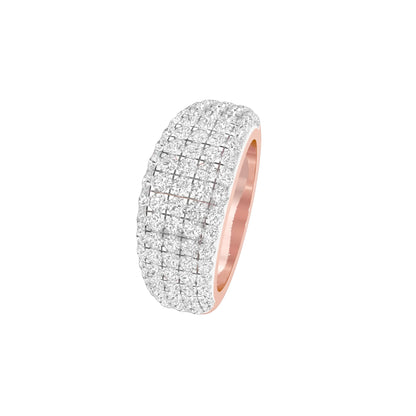 Sparkle & Sip Diamond Cocktail Ring 18 KT / Rose Gold / 22