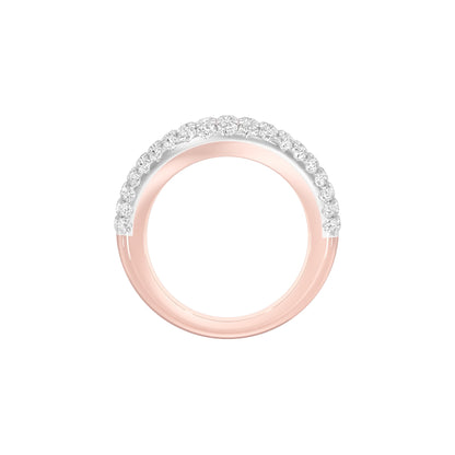 Sparkle & Sip Diamond Cocktail Ring 18 KT / Rose Gold / 22