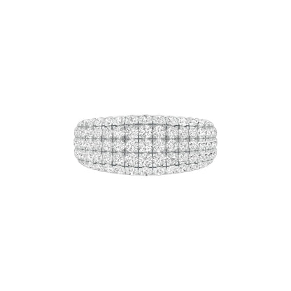 Sparkle & Sip Diamond Cocktail Ring 18 KT / White Gold / 22