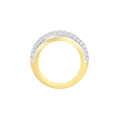 Sparkle & Sip Diamond Cocktail Ring 18 KT / Yellow Gold / 22