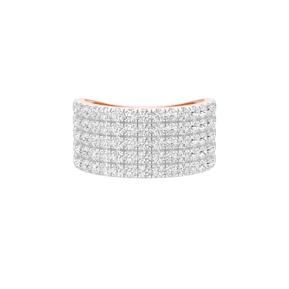 Glamour Night Cocktail Ring 18 KT / Rose Gold / 22