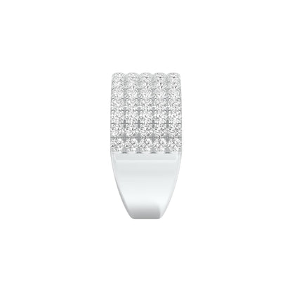 Glamour Night Cocktail Ring 18 KT / White Gold / 22