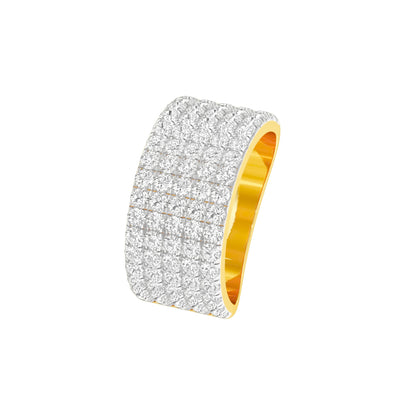 Glamour Night Cocktail Ring 18 KT / Yellow Gold / 22