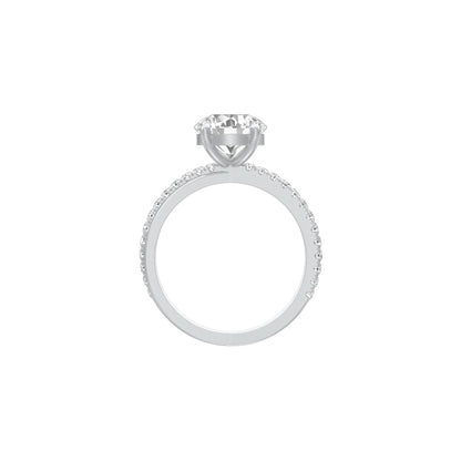 Perpetual Love Diamond Engagement Ring 18 KT / White Gold / 18