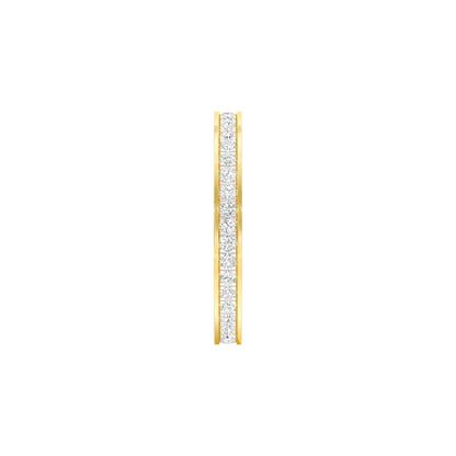 Unbreakable Diamond Band Ring 18 KT / Yellow Gold / 22