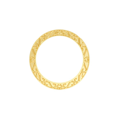 Unbreakable Diamond Band Ring 18 KT / Yellow Gold / 22