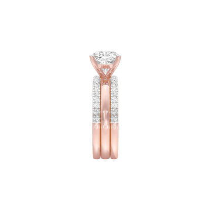 Beyond Time Diamond Engagement Ring 18 KT / Rose Gold / 22