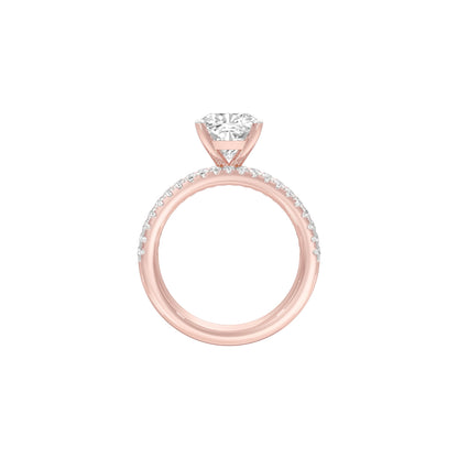 Beyond Time Diamond Engagement Ring 18 KT / Rose Gold / 22