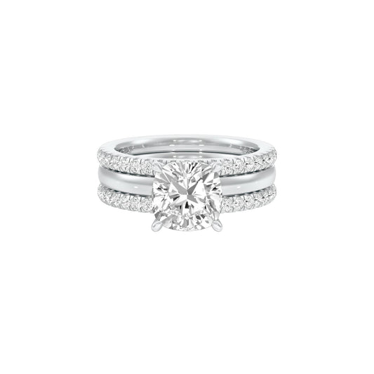 Beyond Time Diamond Engagement Ring 18 KT / White Gold / 22
