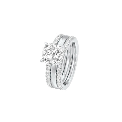 Beyond Time Diamond Engagement Ring 18 KT / White Gold / 22