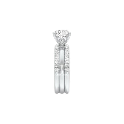 Beyond Time Diamond Engagement Ring 18 KT / White Gold / 22