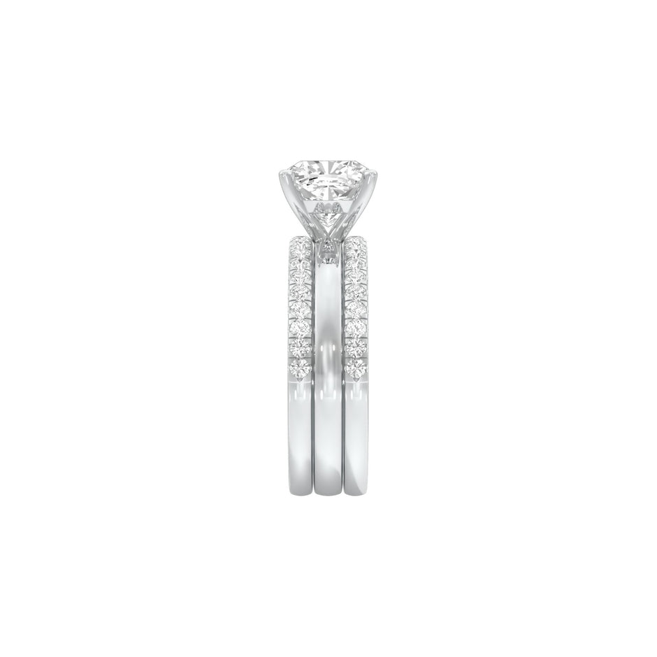 Beyond Time Diamond Engagement Ring 18 KT / White Gold / 22