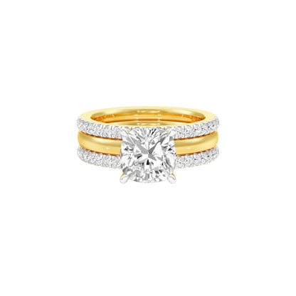 Beyond Time Diamond Engagement Ring 18 KT / Yellow Gold / 22