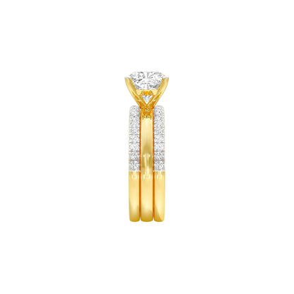 Beyond Time Diamond Engagement Ring 18 KT / Yellow Gold / 22