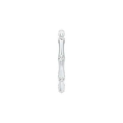 Sleek Shine Diamond Band Ring 18 KT / White Gold / 22